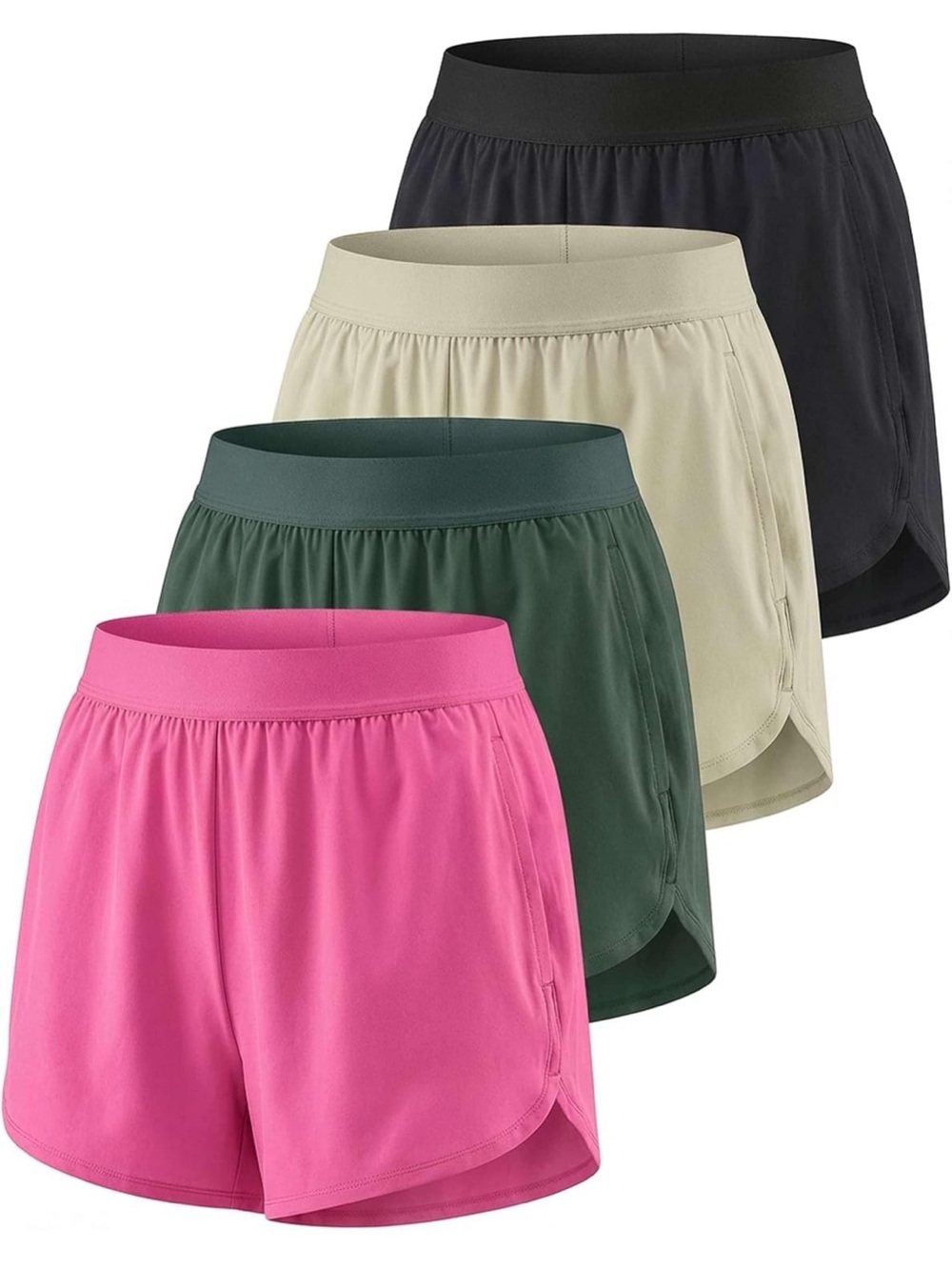 Dolphin Athletic Sports Shorts 3” Lot of 4
